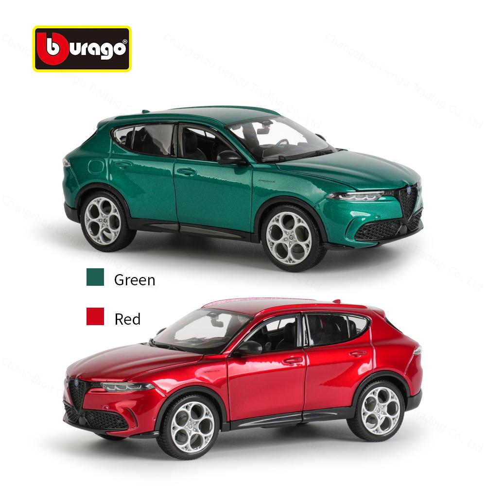 RZUD8 Bburago 1:24 Статические литые модели Alfa Romeo Tonale Коллекционные игрушечные модели автомобилей