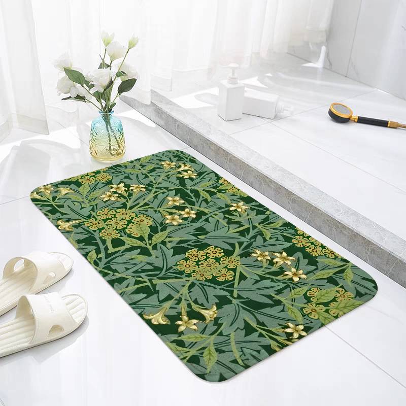William Morris Compton Floral Floor Mat For Living Room Cushions Modern Soft Fluffy Home Rug For Children's Bedroom Play Carpet