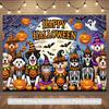 1pc Halloween pet  photography 2D background cloth flag  party 2D background tapestry  indoor and outdoor banner decoration