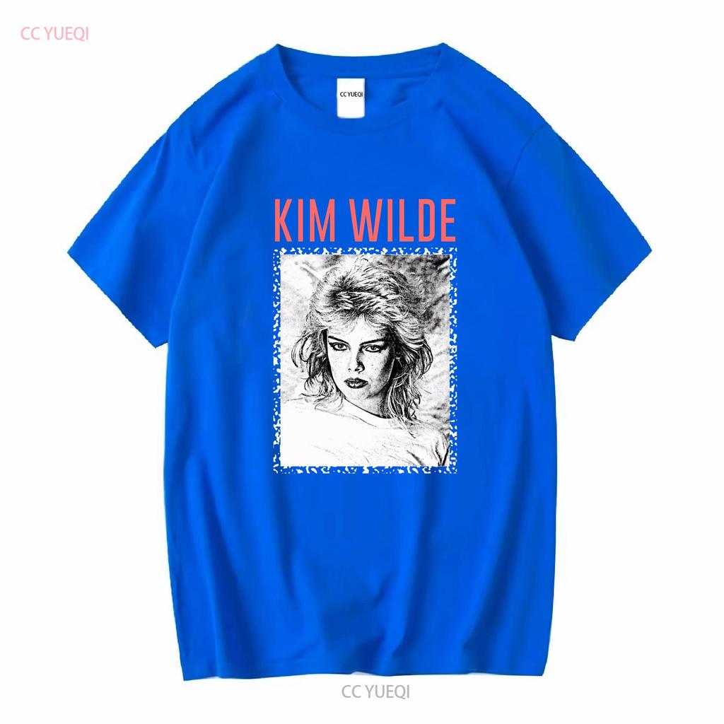 Hot 80s Kim Wilde For Fans S 234xl T Shirt An1060 Vintage Washed Versatile Comfortable Slightly Designer Clothes Breathable