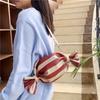 Женская сумка через плечо Забавная сумка через плечо в форме конфеты