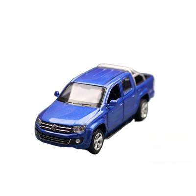 1/46 Пикап Volkswagen Amarok Модель игрушечной машинки для детей Литой металл Внедорожник Миниатюра Инерционный механизм Коллекция Подарок