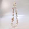 Flower Flower Bead Phone Strap Glass Korean Y2k Phone Strap Chain Knot Cellphone Lanyard  Bracelet