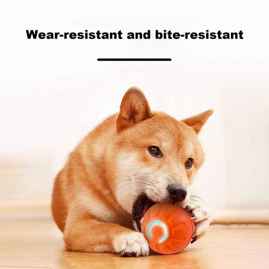 Интерактивная игрушка для собак Мяч для маленьких и средних собак, активируется движением, автоматическая, интеллектуальная