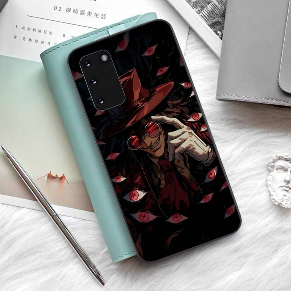 Alucard Hellsing Anime Phone Case For Samsung S 24 Fe 25 Ultra Plus 20 Lite 21 30 22 23 24 22 Ultra 5G Fundas