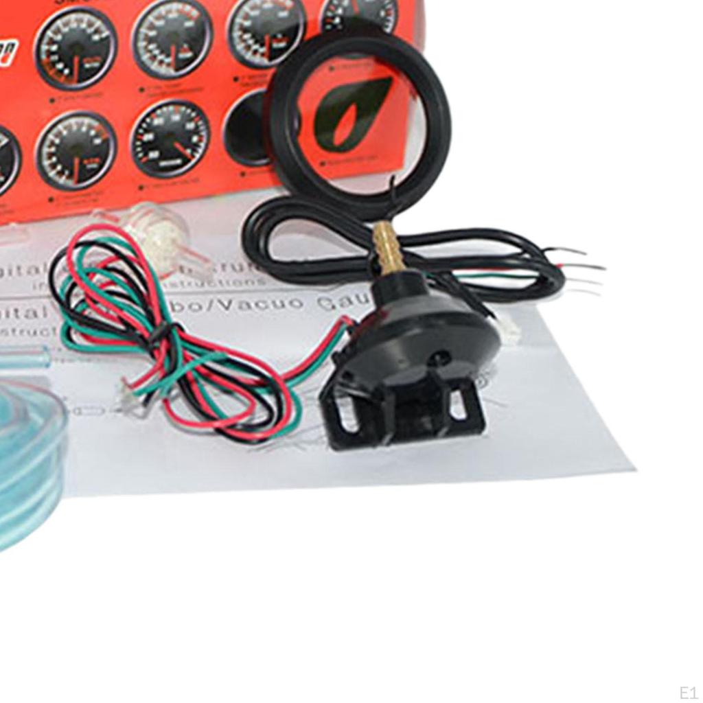 2" 52mm High Performance Premium Boost Gauge for Car Trucks Automotive