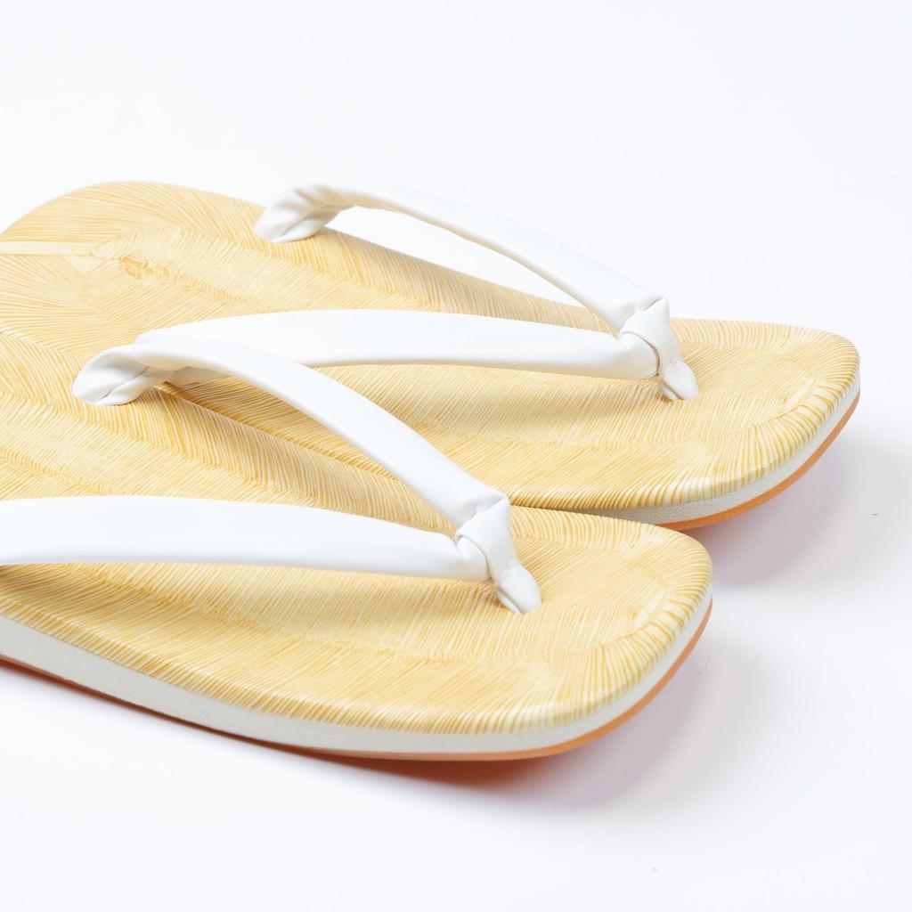 Подошва Ame, белая, размер 3L, татами Ame [Morioru] Setta, Япония, стринги, татами, 29-30 см, [Zori, тисненая, мужская резина]