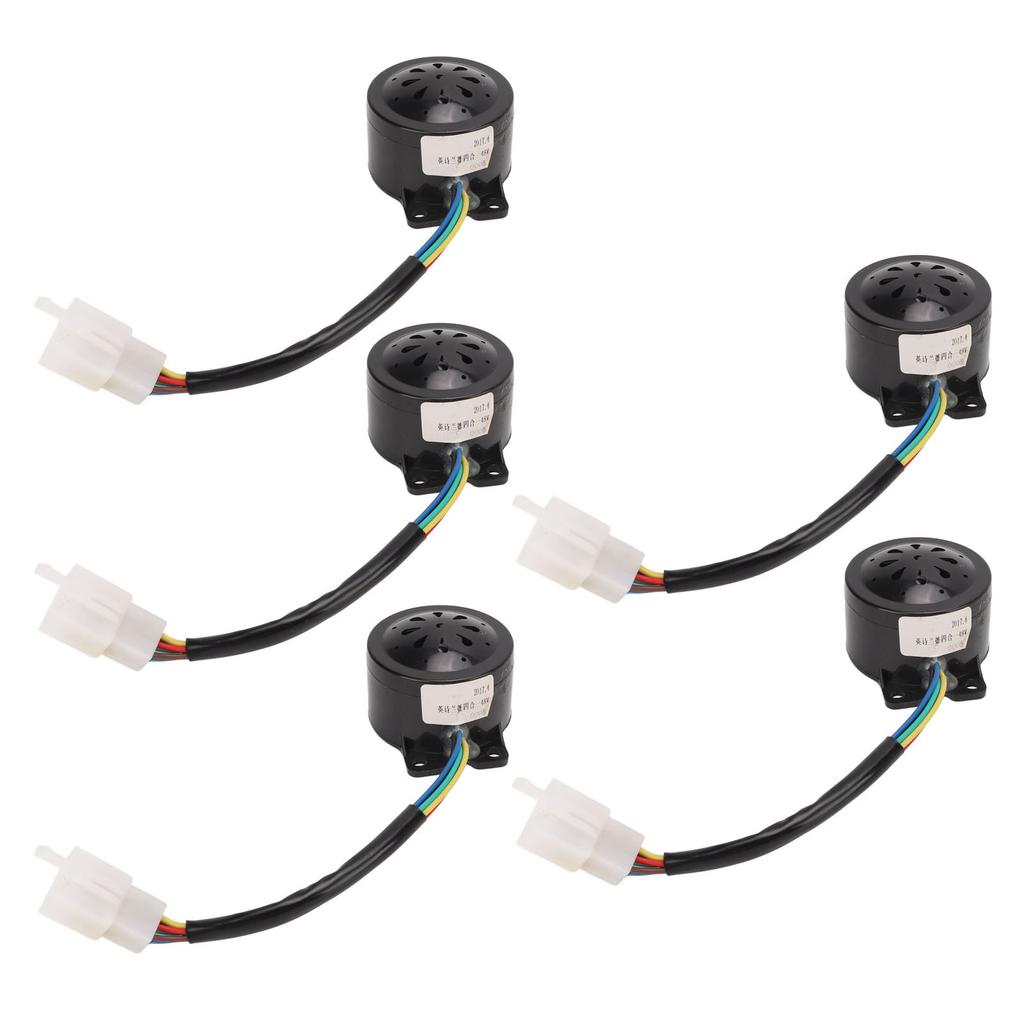 5 шт. Универсальный звуковой сигнал резервного копирования, зуммер 110–120 дБ, сигнал заднего хода 12–60 В для электрического трехколесного велосипеда, скутера