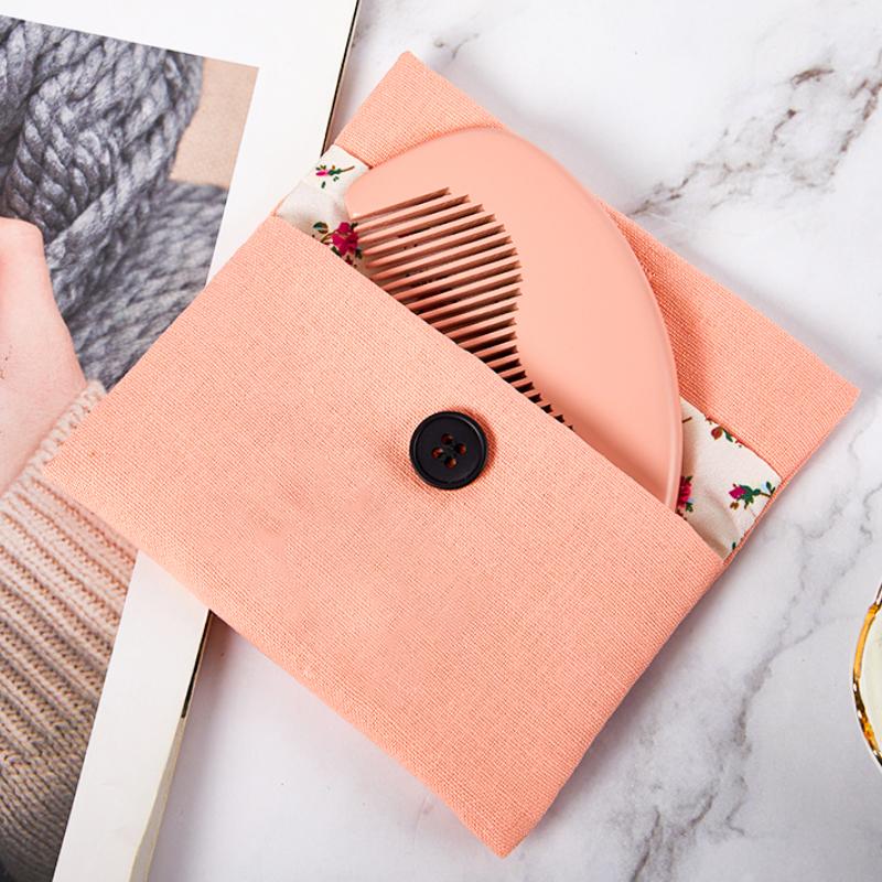 Карманная деревянная расческа Деревянная расческа Маленькая расческа Парикмахерская Расческа для бороды Гладкие волосы Портативный Женский инструмент для укладки волос