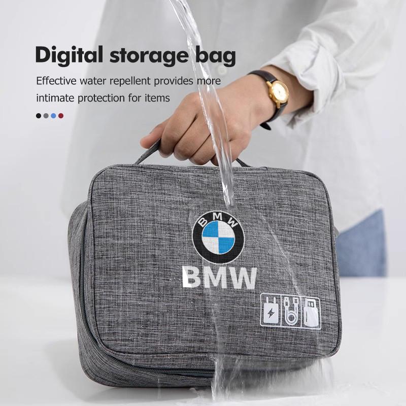 Для BMW Сумка-органайзер для хранения кабелей большого размера, водонепроницаемая сумка для переноски E90 E60 E46 E39 F30 F10 E87 X3 X4 X5 X1 G30 G20