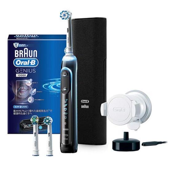 Электрическая зубная щетка Braun Genius 10000, черная, D7015366XCMBK,
