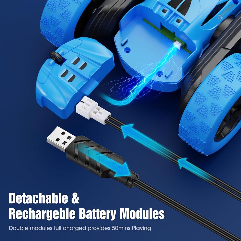 Автомобиль с дистанционным управлением, Радиоуправляемая машинка-игрушка для мальчиков 6-12 лет, Внедорожная радиоуправляемая трюковая машина 4WD, вращающаяся на 360° машина с дистанционным управлением