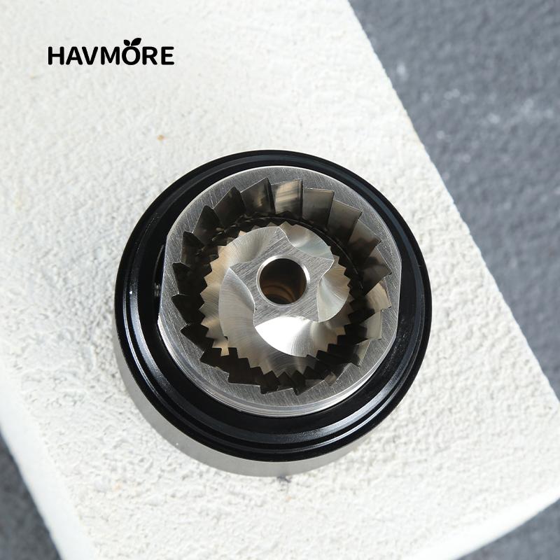 HAVMORE Обновленная ручная кофемолка CNC Профессиональная из нержавеющей стали Алмазная Регулируемая Ручная Жерновая Для помола кофейных зерен