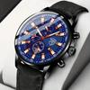 Fashion Men's Sports Quartz Watches Analog PU Leather Wrist Watch With, Best Gifts for Him