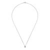 New Premium Round Moissanite Pendant Necklaces for Women GRA Luxury Original S925 Silver Diamond Jewelry Girl Birthday Gift