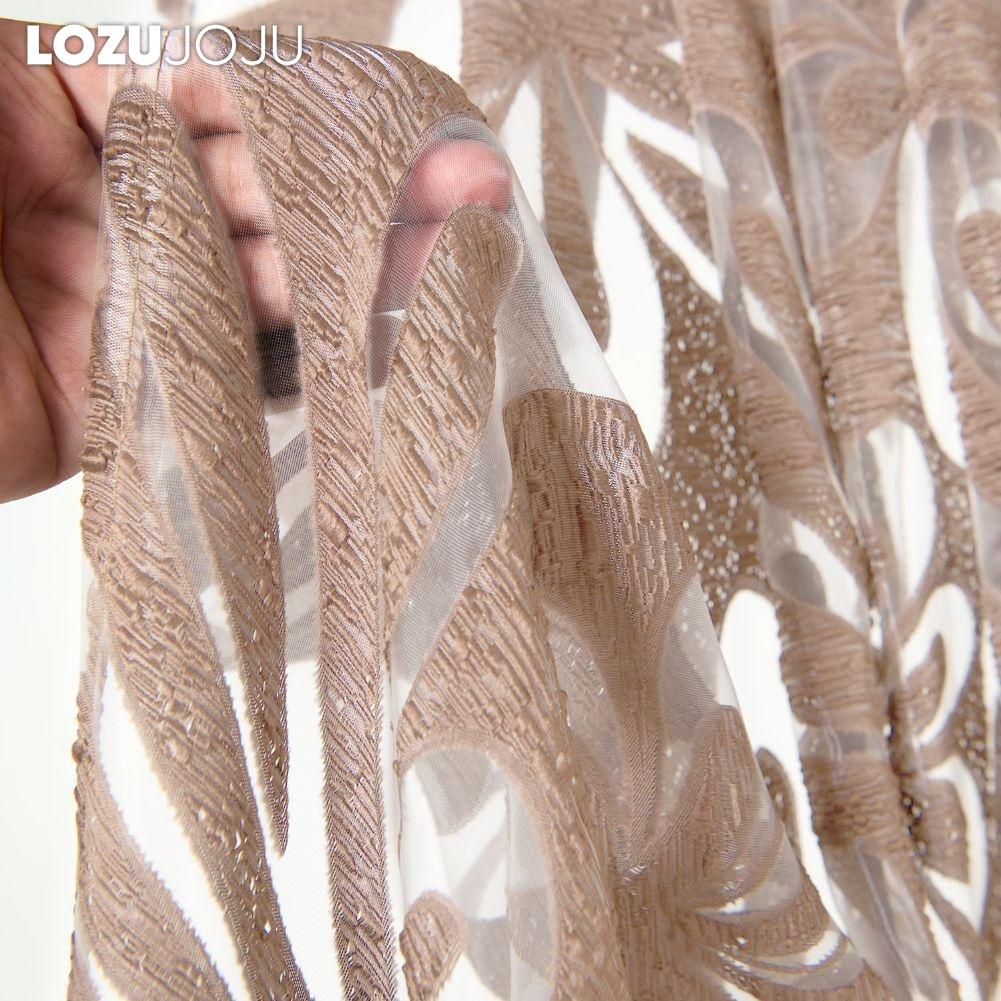 1PC LOZUJOJU European Jacquard Lightweight Fabric Valance Bead Border Curtain Head for Bedroom Living Room Window Decoration Home Decor