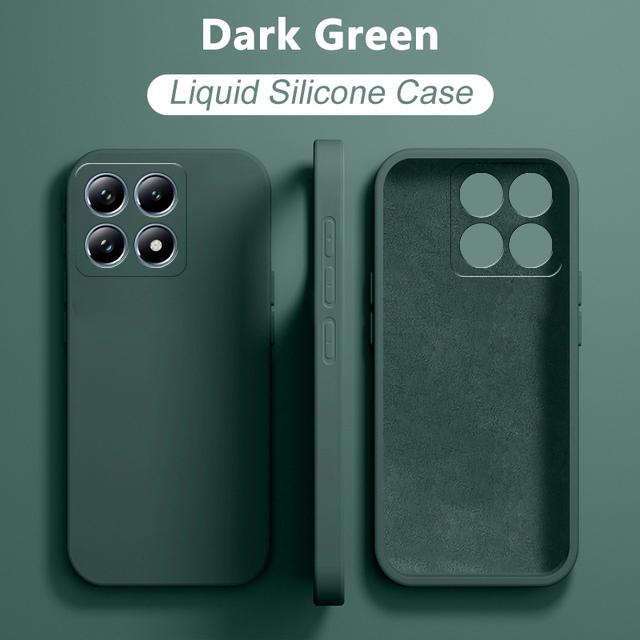 Жидкий силиконовый чехол для телефона XiaoMi 14T 14 T Pro XiaoMi 14T Модный мягкий чехол Жидкий силиконовый чехол Глобальная версия