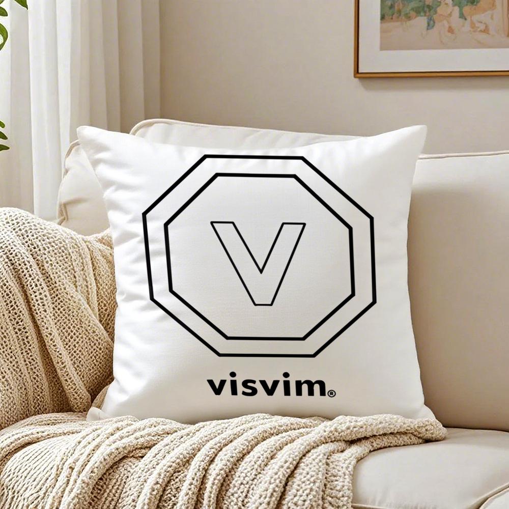 Дизайн бренда Visvim V-V-Isvims Наволочка Подушка Льняная Наволочка Мягкая Для Дивана Кровати Домашнего Декора Комнаты