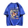 Parentchild Tshirt Pokémon King Carp Print Street Summer 2025 Casual Cotton Top Japanese Urban Style Daily Shortsleeved Top