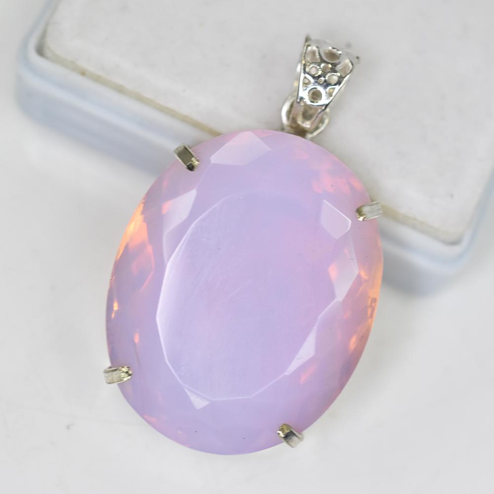 Сертифицированное серебро 925 пробы 147,45 карат австралийский опал овальной огранки подвеска с драгоценными камнями MY-PD-130-NS