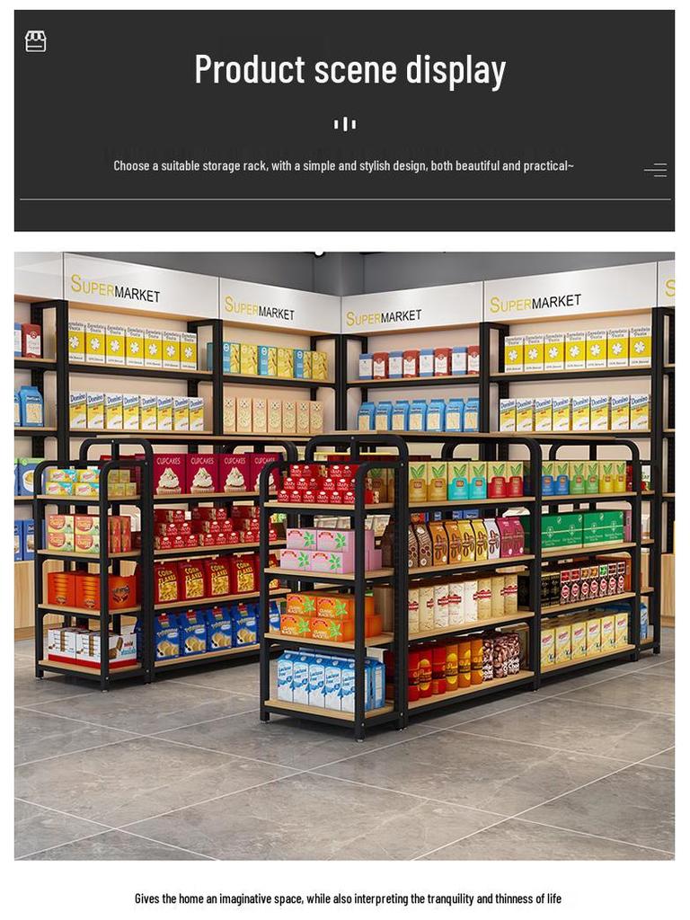 Island Display Stand & Shelf for Cosmetics, Mobile Accessories, Supermarket, and Baby Store