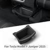 LUCKEASY для Tesla Model Y Запуск 2025 2026 Juniper (Не для Берлинской версии) Подлокотник Задний Автомобильный Ящик для Хранения Органайзер TPE