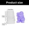 Santa Claus Candle Mould Christmas Silicone Molds Ornament Molds Castings Molds Handmade Plasters Molds Craft Supplies