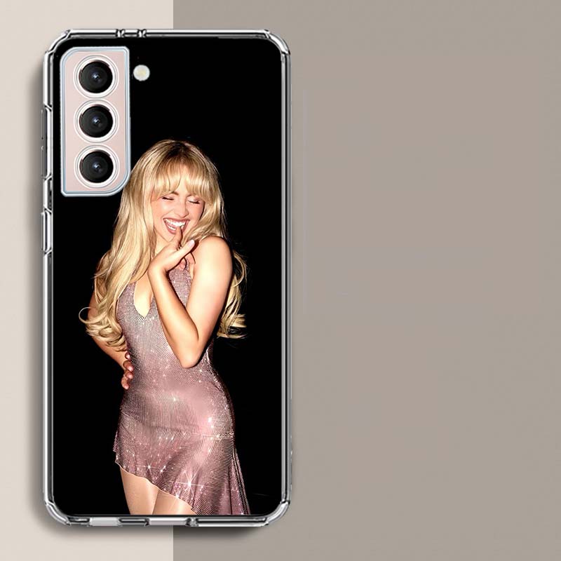 Чехол для телефона Singer S-Sabrina Carpenter для Samsung Galaxy S25 Edge S24 S23 FE S21 S20 S10 Plus S22 S26 Ultra Чехол Прозрачные Чехлы TP