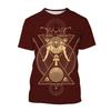3D T-Shirt Ancient Egyptian God Eye Of Egypt Printing Short Sleeve Tops Men Harajuku Streetwear Oversize T-Shirts Size XS-6XL