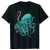 Funny Ocean Octopus Summer Short Sleeve Birthday Gifts T-shirt