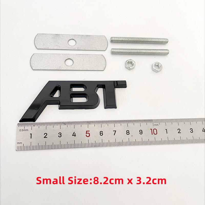 2026 3D Metal ABT Logo Grill Emblem Car Trunk Badge For 4YGYE VW Golf 5 T6 S5 C8 Q8 RS6 SQ5 Q5 Q7 RS4 A3 8V A6 ABT Sticker Accessories