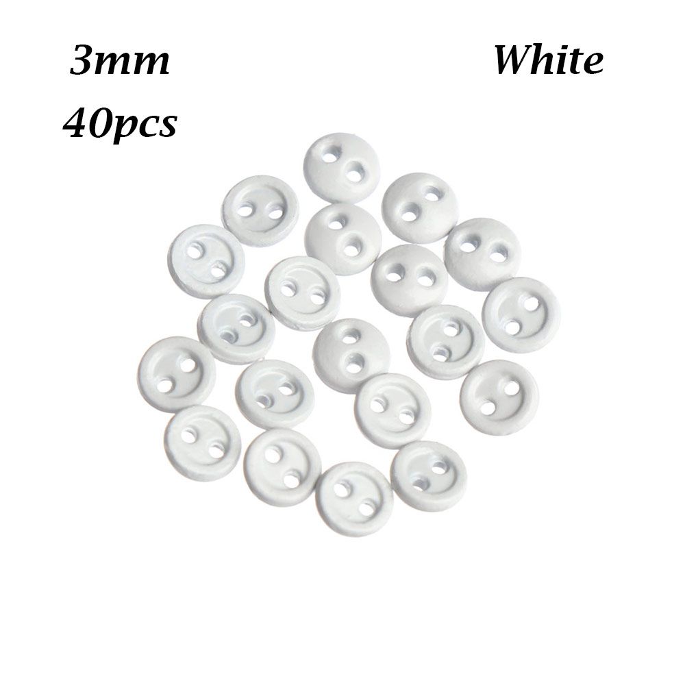 Новейшая многоцветная металлическая пуговица с двумя отверстиями, мини-пуговицы для кукол, швейные принадлежности, круглая пряжка