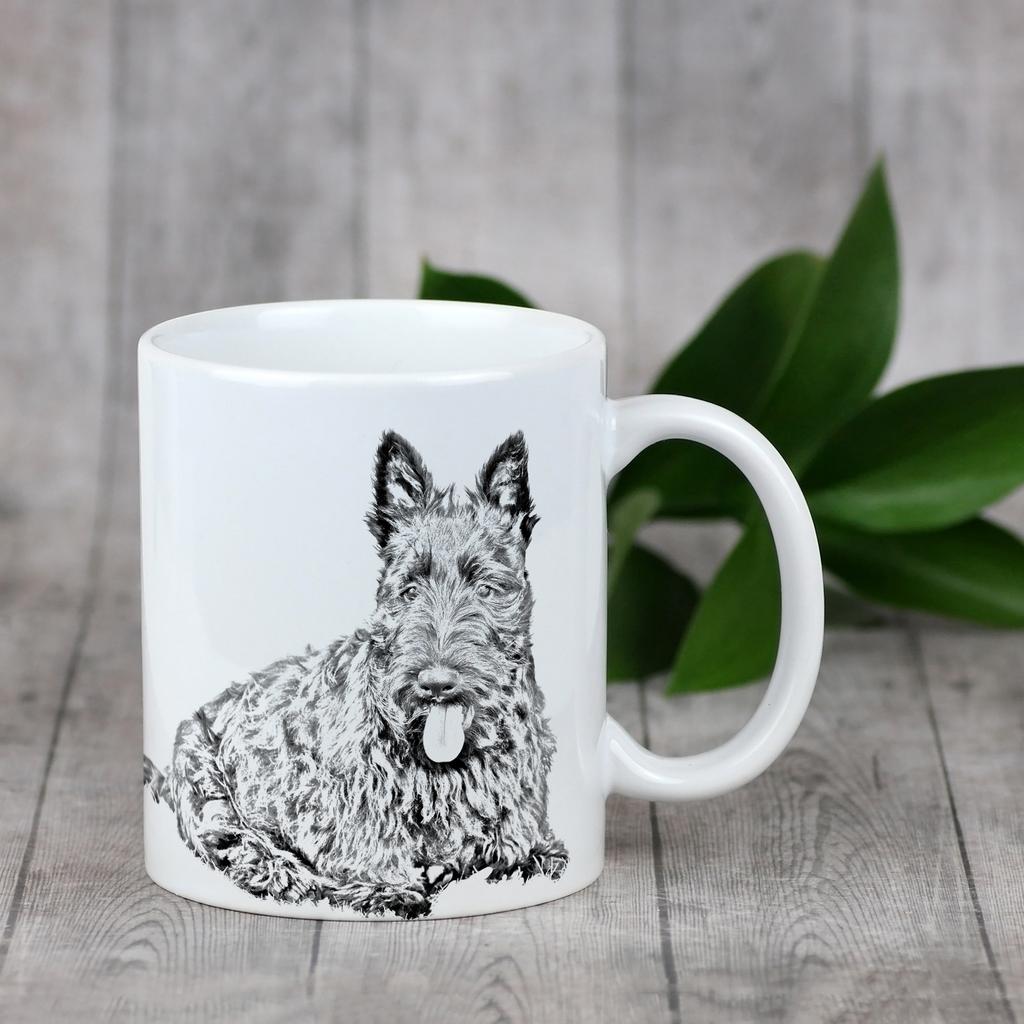 Scottish terrier, Aberdeen Terrier, Scottie, Aberdeenie - cup with a dog, cheerful cup for a dog lover, personalized gift from the Art-Dog brand