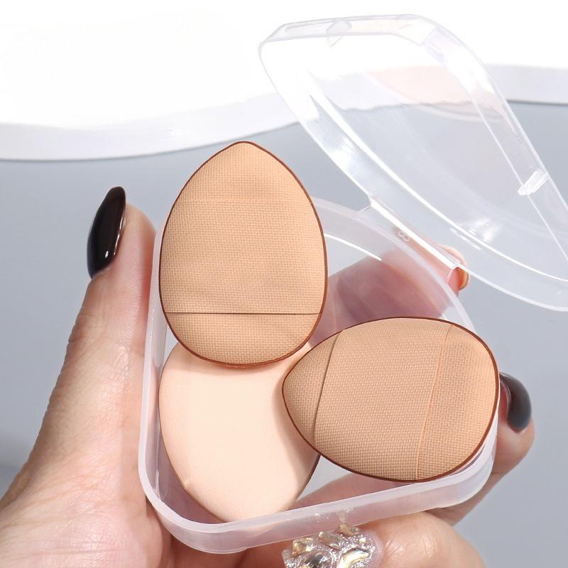 3/6Pcs Mini Finger Puff Air Cushion Powder Sponge for Foundation Concealer BB Cream Makeup Tools Wholesale Set