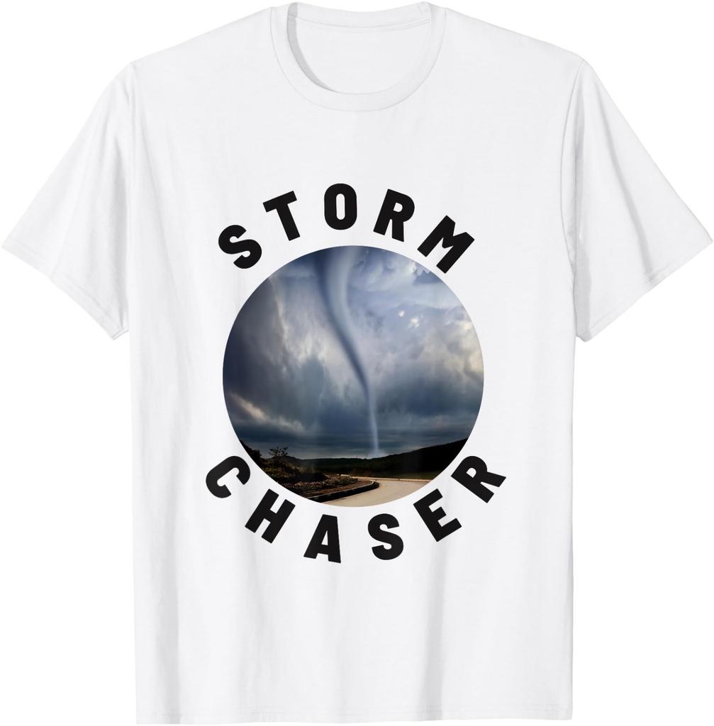 Storm Chaser Hurricane Tornado Picture Weather Meteorologist T-Shirt