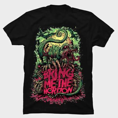 2026 Футболка Bring Me The Horizon Высококачественная Роскошь для Мужчин и Женщин Топ Y2k