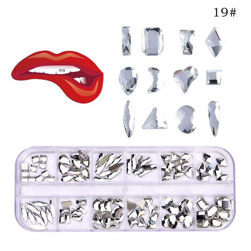 12-сетка зубные камни алмазный орнамент инструменты для поделок различные формы цветные зубы ювелирные изделия для зубных протезов акриловые стоматологические аксессуары