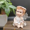 Смола Милый Европейский Стиль Ангел Смола Крыло Фигурка Творческая Статуя Мемориал Херувим Скульптура Украшения Изделия Из Смолы Декоративные