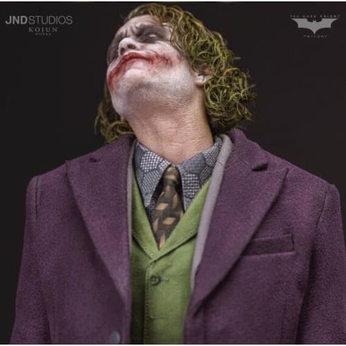 ACJND Studios 1/6 Scale Batman Series Joker Heath Ledger Movable Action Figure with Full Set of Body, Head, Costume, and Accessories (KJW001A)