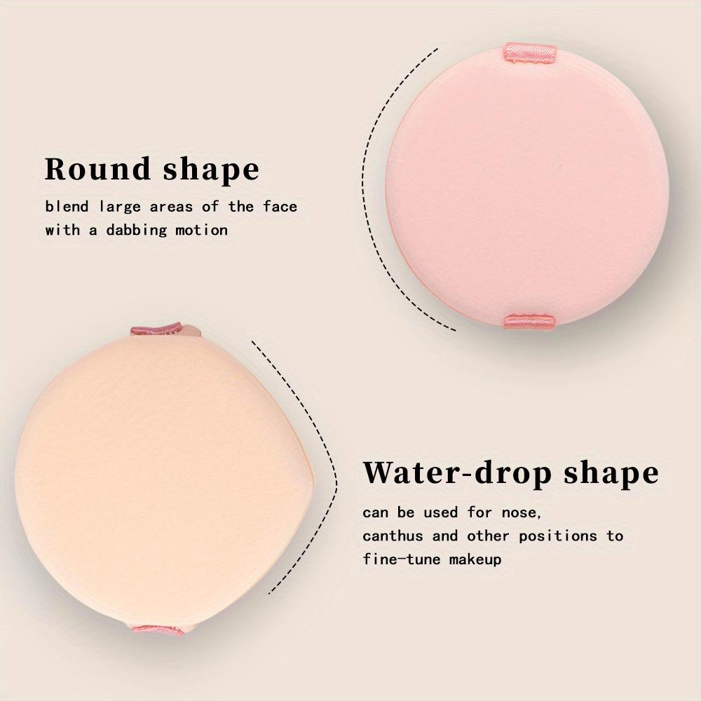 Пуховка для пудры Beauty Powder Puff Можно использовать как влажным, так и сухим способом. Каплевидное яйцо для макияжа лица — это бьюти-инструмент с мягкой текстурой.