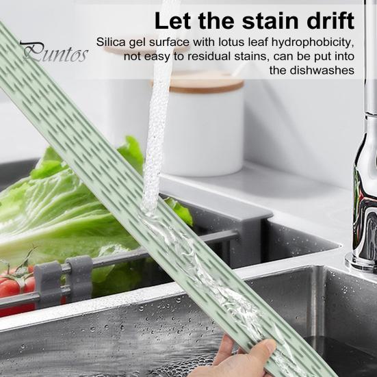 Узкий длинный силиконовый нескользящий коврик, термостойкий водонепроницаемый коврик для сушки, многофункциональный кухонный коврик для столешницы, прямоугольная мойка, сушилка для посуды