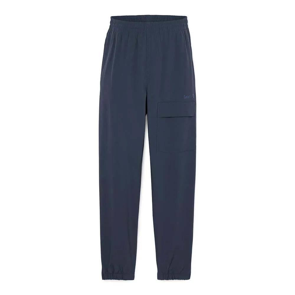 Timberland Однотонные повседневные брюки с манжетами, мужские низы, темно-синий цвет A6M59