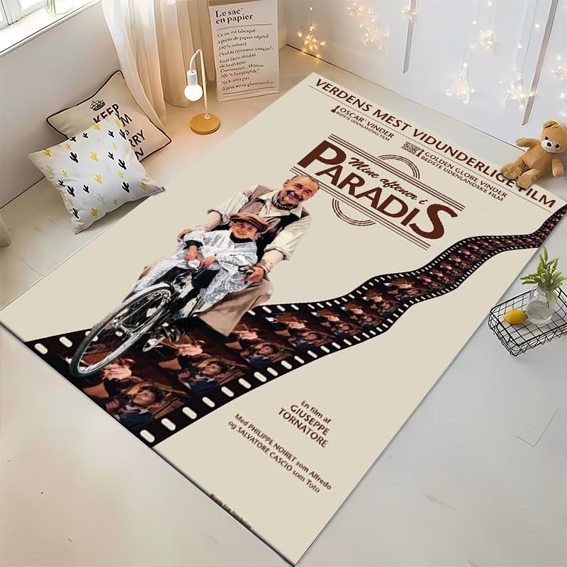Oscar Winner Movie Poster Design Rug Non-slip rug suitable for living room and bedroom sofas.