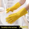 Durable Waterproof Rubber Latex Household Gloves for Women - Kitchen Cleaning, Dishwashing, and Thin Washing Gloves