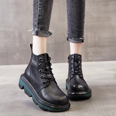 Винтажные ботинки Martin с толстой подошвой, короткие ботинки