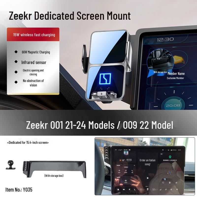 Zeekr Car Phone Holder: 25 Models for 001, 007, 7X, 009, MIX