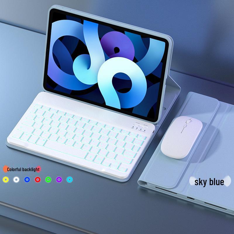 Магнитный чехол-клавиатура Bluetooth с подсветкой для Xiaomi Redmipad2 (Русский/Португальский) - Совместимо с моделью 2025 года
