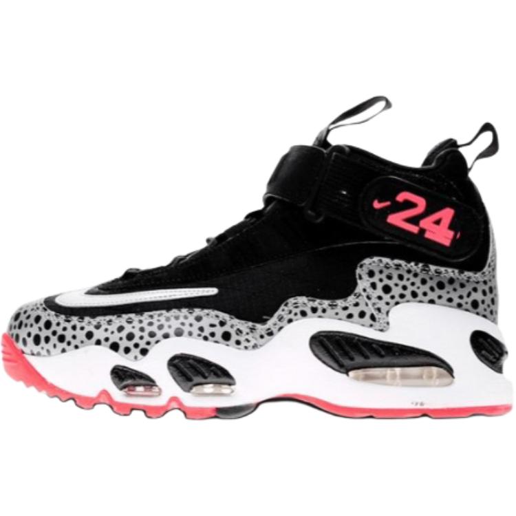 Nike Кроссовки Air Griffey Max 1, износостойкие, средней высоты, детские, повседневные, черные, для подростков 437353-005