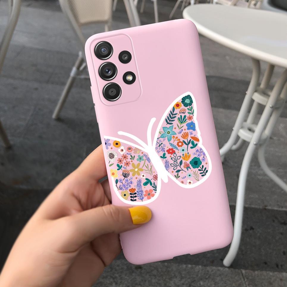 Для Samsung Galaxy M32 M33 M13 M23 M12 M53 Чехол для телефона Задняя крышка Мультяшный динозавр Медведь Детский Fundas Для Samsung M13 M23 M33 5G