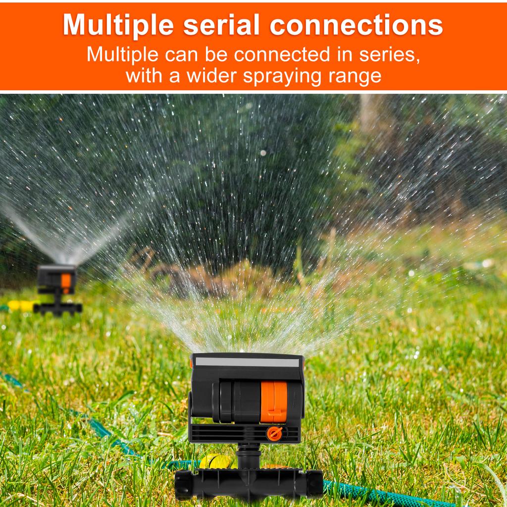 Газонный дождеватель 16 отверстий автоматический осциллирующий дождеватель для травы с фильтром 4 режима регулируемый радиус полива для овощей